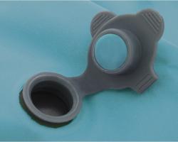 TravelSafe nafukovací podhlavník Inflatable Pillow turquoise