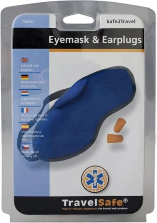 TravelSafe oční maska s ucpávkami Eye Mask Earplugs