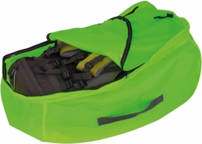 Travel Safe Combipack fluorescenční zelená M pláštěnka přes batoh