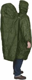 TravelSafe pláštenka s vreckom na batoh Poncho olivová S/M TravelSafe pláštenka s vreckom na batoh Poncho olivová S/M