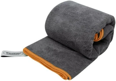 TravelSafe ručník Microfiber Terry Towel XL charcoal/orange TravelSafe ručník Microfiber Terry Towel XL charcoal/orange