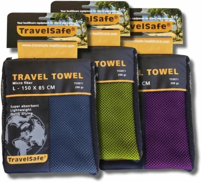 TravelSafe ručník Microfiber Towel L royal blue