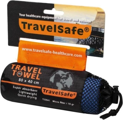 TravelSafe uterák Microfiber Towel XS charcoal