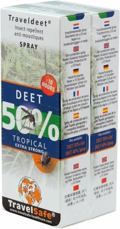TravelSafe sada repelentů Traveldeet 50% sprej
