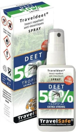 TravelSafe sada repelentů Traveldeet 50% sprej