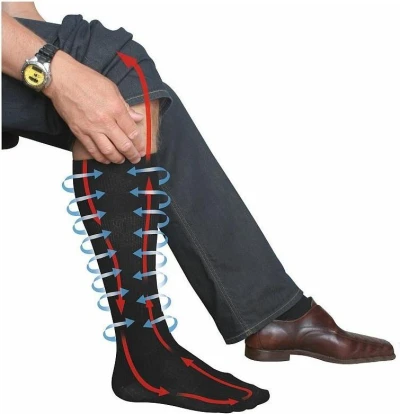 Travel Safe Travel černé M/39-42 kompresní podkolenky