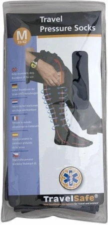 Travel Safe Travel černé M/39-42 kompresní podkolenky