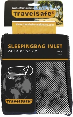 TravelSafe vložka do spacáku Silk Mummy off white TravelSafe vložka do spacáku Silk Mummy off white