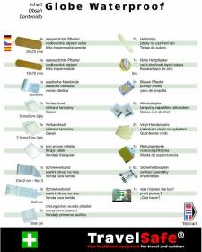 TravelSafe voděodolná lékárna Globe Waterproof
