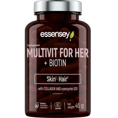 Trec Nutrition ESSENSEY Multivitamíny pro ženy s Biotinem - 90 kapslí