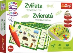 Trefl Hra Malý objevitel Zvířata s magickým perem na baterie Světlo Zvuk