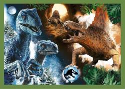 Trefl PUZZLE 4v1 Jurassic World Nebezpeční dinosauři 207 dílků skládačka