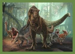 Trefl PUZZLE 4v1 Jurassic World Nebezpeční dinosauři 207 dílků skládačka