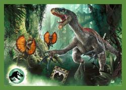 Trefl PUZZLE 4v1 Jurassic World Nebezpeční dinosauři 207 dílků skládačka