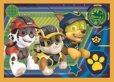 Trefl PUZZLE 4v1 Tlapková patrola Prázdniny 29x21cm 207 dielikov skladačka