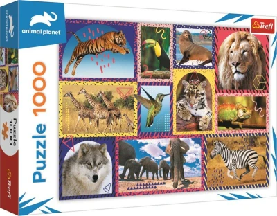 Trefl PUZZLE Animal Planet Divoká příroda 68x48cm skládačka 1000 dílků