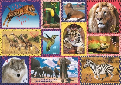 Trefl PUZZLE Animal Planet Divoká příroda 68x48cm skládačka 1000 dílků