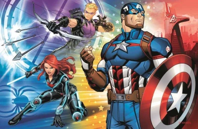 Trefl PUZZLE Avengers/Hrdinové mini 20x13cm 54 dílků 4 druhy