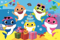 Trefl PUZZLE Baby Shark Oslava 60x40cm skládačka 24 dílků Maxi