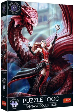 Trefl PUZZLE Fantasy Collection Šarlatový mág 48x68cm skládačka 1000 dílků