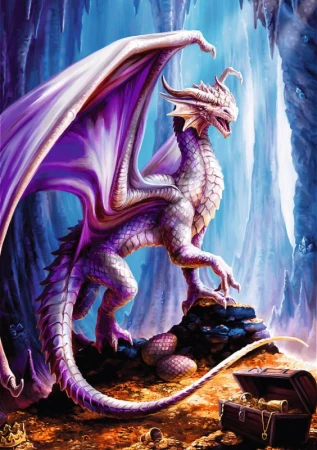 Trefl PUZZLE Fantasy Collection Strážce pokladu 48x68cm skládačka 1000 dílků