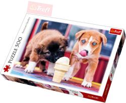 Trefl PUZZLE Foto Pejsci Čas na zmrzlinu 500 dílků 48x34cm 137272 Trefl PUZZLE Foto Pejsci Čas na zmrzlinu 500 dílků 48x34cm 137272