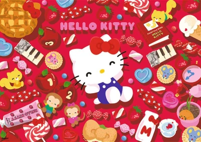 Trefl PUZZLE Hello Kitty 68x48cm skládačka 1000 dílků