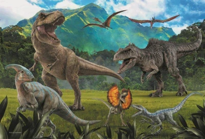 Trefl PUZZLE Jurský svět: Nadvláda 41x28cm skládačka 100 dílků