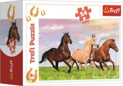 Trefl PUZZLE Koně foto mini 20x13cm skládačka 54 dílků 4 druhy