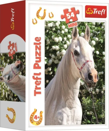 Trefl PUZZLE Koně foto mini 20x13cm skládačka 54 dílků 4 druhy