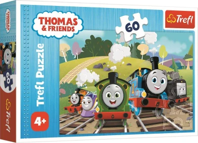 Trefl PUZZLE Mašinka Tomáš na výletě 33x22cm skládačka 60 dílků Trefl PUZZLE Mašinka Tomáš na výletě 33x22cm skládačka 60 dílků