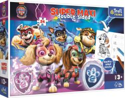 Trefl PUZZLE MAXI Oboustranné Tlapková patrola 60x40cm 24 dílků s omalovánkou 3v1 Trefl PUZZLE MAXI Oboustranné Tlapková patrola 60x40cm 24 dílků s omalovánkou 3v1