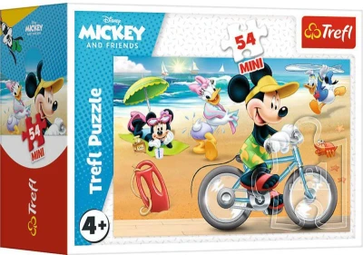 Trefl PUZZLE Mickey Mouse Den s přáteli mini 20x13cm 54 dílků 4 druhy