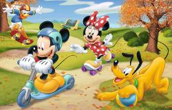Trefl PUZZLE Mickey Mouse Den s přáteli mini 20x13cm 54 dílků 4 druhy