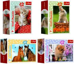 Trefl PUZZLE Mini Zvířátka mláďata 20x13cm 54 dílků skládačka 4 druhy Trefl PUZZLE Mini Zvířátka mláďata 20x13cm 54 dílků skládačka 4 druhy