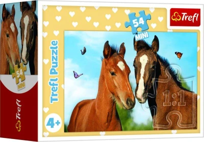 Trefl PUZZLE Mini Zvířátka mláďata 20x13cm 54 dílků skládačka 4 druhy
