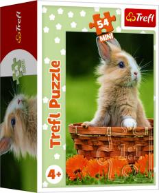 Trefl PUZZLE Mini Zvířátka mláďata 20x13cm 54 dílků skládačka 4 druhy