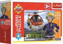 Trefl PUZZLE MiniMaxi Hrdinský Požárník Sam 22x16cm 20 dílků 4 druhy