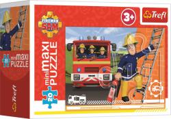 Trefl PUZZLE MiniMaxi Hrdinský Požárník Sam 22x16cm 20 dílků 4 druhy