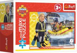 Trefl PUZZLE MiniMaxi Hrdinský Požárník Sam 22x16cm 20 dílků 4 druhy