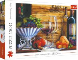 Trefl PUZZLE Obraz Na vinici 85x58cm skládačka 1500 dílků