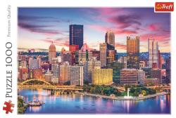 Trefl PUZZLE Pittsburgh Pensylvánie USA 68x48cm skládačka 1000 dílků