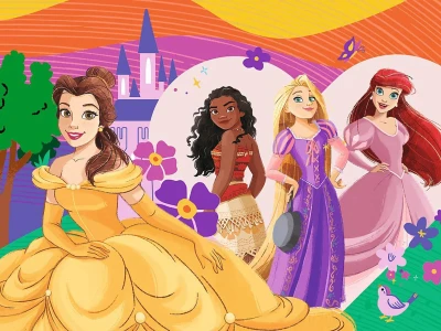 Trefl PUZZLE Plus Kids Disney Princess 27x20cm 30 dílků s plakátem