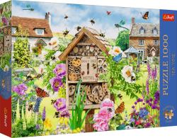 Trefl PUZZLE PREMIUM Čas na čaj Hmyzí hotel 69x48cm 1000 dílků
