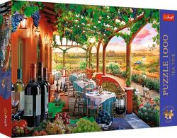 Trefl PUZZLE PREMIUM Čas na čaj Italská vinice 68x48cm 1000 dílků