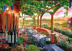 Trefl PUZZLE PREMIUM Čas na čaj Italská vinice 68x48cm 1000 dílků