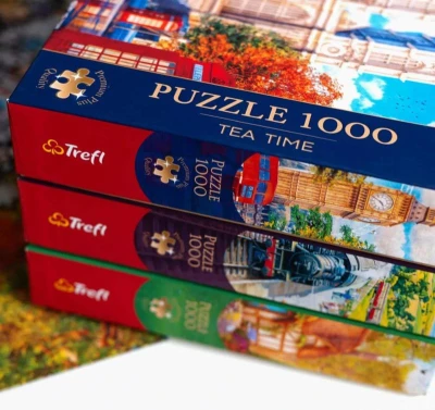 Trefl PUZZLE PREMIUM Čas na čaj Italská vinice 68x48cm 1000 dílků