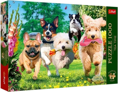 Trefl PUZZLE PREMIUM Čas na čaj Potíže na obzoru 68x48cm 1000 dílků