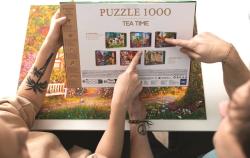 Trefl PUZZLE PREMIUM Čas na čaj Potíže na obzoru 68x48cm 1000 dílků