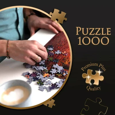 Trefl PUZZLE PREMIUM Photo Odyssey Divoký leopard 68x48cm 1000 dílků